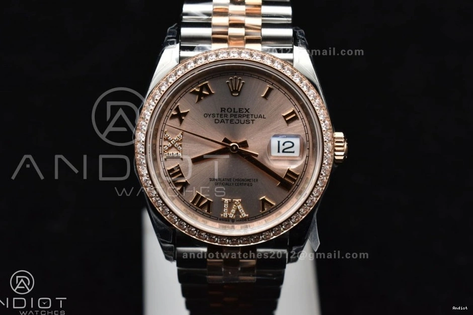 DateJust SS on Jubilee RG 36 Dial 904L 126281rbr VSF Roman VS3235 1:1 Steel Bracelet Edition Best 0215